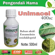 EMAMEKTIN IMIDALOPRID INSEKTISIDA UNIMACEL 400SC KONTAK SISTEMIK TANAMAN TANI UNIMACEL 1Liter 400sc