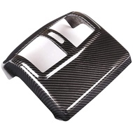 2X ABS Carbon Fiber Rear Air Condition Outlet Vent Cover Trim Sticker for W212 E-Class 2012-2015