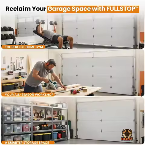 Insulation Kit for Single Garage Door 8x8 & 8x7 ft 8 Panels 24x48 Foam Core with Tape Cutter Squeege