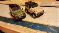 Land Rover Defender 模型車 兩架