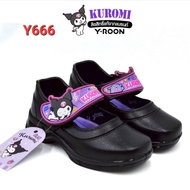 Student Shoes Kindergarten Y-ROON Model Y666 Authentic License Kuromi Size 25-33