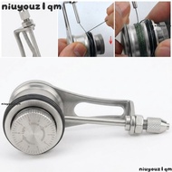 NIUYONI Fishing Knot Tying Tool, Aluminum 7.5*3.1cm Fishing Knotting Tool, Portable FG GT RP 2 Color