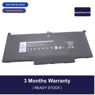 F3YGT E7380 0DM3WC E7280 Laptop E7290 Dell E7480 E7490 12 for 2X39G 7.6V 7000 DM3WC Battery 60WH Lat