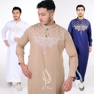 Jubah Pria Gamis Pria Jubba Bordir Jubbah Alfaan jubah gamis muslim pria model alharamain alnoor