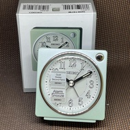 [TimeYourTime] Seiko Clock QHE197M Tiffany Analog Quartz Quiet Sweep Silent Snooze Alarm Clock QHE197