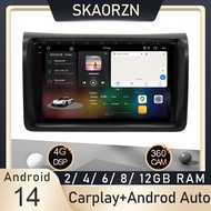 SKAorzn for Nissan urvan nv350 2012-2023 32 64 128 256GB 9inch Android14 4G DSP carplay IPS 2k QLED 