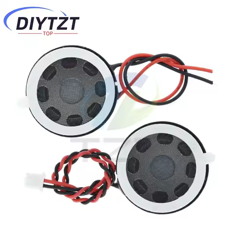 DIYTZT 1/5PCS Round 8 Ohm 1W Speaker 8ohm 20mm With 1.25MM Cable Loud Speakers Mobile Phone Small Lo