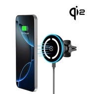 Magsafe Car Mount Charger-15W Wireless Car Charger for iPhone 15/14/13/12 Series