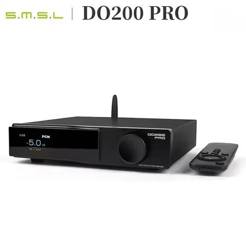 SMSL DO200 PRO DAC Audio Balanced Decoder 12x CS43131 DAC Chips Full MQA Decoder Remote Hi-res Pre-a