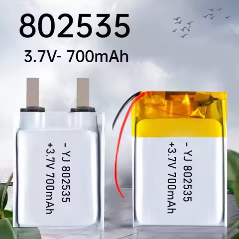3.7V 802535 Rechargeable Polymer Lithium Battery for Bluetooth Headphones Toys High Performance Li-P