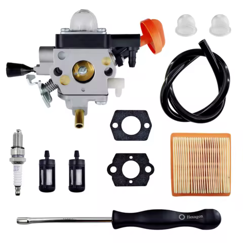 4180-120-0615 Carburetor Air Filter Kit for STIHL FS91R FS91 FC91 FS111 FC111 KM91R KM111R HT102 FC9