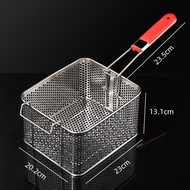 B. b.Stainless Steel 81 Frying Basket Fryer Frying Net Frying Frame Filter Net Frying Net Sieve Fryi