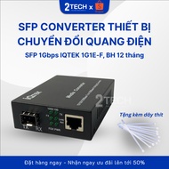 [FREE JACK CORD] SFP Converter Premium IQTEK 1Gbps SFP Photoelectric Converter 1000M Fiber IQ-1G1E-F