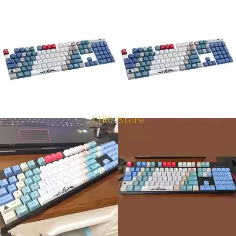 K32C 108Keys Mountaineering OEM Profile PBT Dye-Sublimation Keycaps Full Set for Mechanical Keyboard