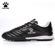 In stock KELME เด็กเด็กการฝึกอบรม TF รองเท้าฟุตบอลหญ้าเทียมป้องกันการลื่นเยาวชนรองเท้าฟุตบอล AG กีฬารองเท้าฝึกอบรม871701