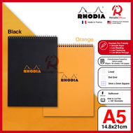 RHODIA Notebook - Classic Notepad (A5) - Fountain Pen Friendly Paper (ORIGINAL)  [RetailsON]