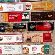 (PART 1) LOVE COUPON LOVE TICKET COUPON CUSTOM TICKET Unique GIFT VOUCHER/GIFT VOUCHER/LOVE COUPON/L