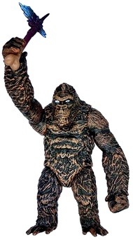 King Kong with Ax vs Godzilla Action Figure 6.5” Fight Mode Gorilla Ape Solid Wild Movie Series