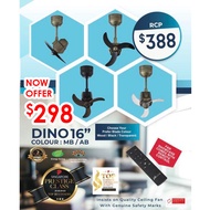 BIG OFFER DINO 16in Corner Ceiling Fan (Bestar)