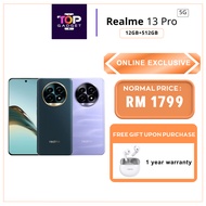 realme 13 Pro 5G (12+512GB) | 3X Sony Periscope OIS Camera| Ultra Clear 20X Super Zoom | Snapdragon 