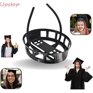UPSTOP Graduation Cap Holder, Plastic Hairstyle Graduation Hat Holder, Practical Secure Your Grad Cap Long Lasting Makeup Hat Rack
