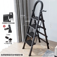 【TikTok】#Ladder Household Folding Interior Herringbone Multi-Function Ladder Four-Step Ladder Five-Step Ladder Thickened