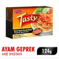 PRODUK INDONESIA HALAL MIE SEDAP TASTY BAKMI AYAM GEPREK MATAH DAGING AYAM ASLI AYAM GEPREK MIE INST