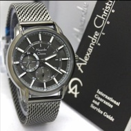 Jam Tangan Alexandre Christie 6542 Pria Rantai Pasir Original