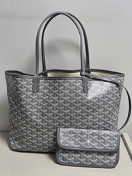 Goyard Saint Louis GM Tote Bag Grey