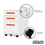 (JIJI.SG) Mobile Pedestal With Wheels (Free Installation) - Office Furniture / Pedestal / Cabinet / Drawer / Office Set / Bulky