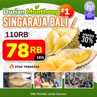 Best Seller Durian Montong Bali Singaraja / Monthong Utuh Per Butir