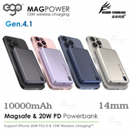 ego - MAGPOWER Gen.4.1 10000mAh magsafe 移動電源 尿袋 無線充電器