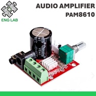 ENGLAB★PAM8610 Dual Channel Mini Stereo AMP Audio Amplify Board, Portable Digital AMP Module 10W+10W