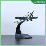 Aimishion World War II Aircraft Germany BF109F-4 Fighter Metal Die-Cast Plane Model Toy