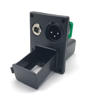 Acoustic Guitar Equalizer EQ 9V Battery Boxs/Holder/Case with XLR Connector Plug