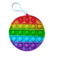 GANTUNGAN KUNCI GANCI POP IT RAINBOW UNICORN AMONG US KOTAK LOVE PELANGI KECIL MURAH POPIT MURAH