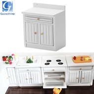 [Gazechimp] 1/12 Scale Dollhouse Miniature Furniture Kitchen Dining Room Cabinet Cupboard