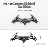 Mazda Creative Bat Metal Car 3D Sticker CX 8 CX 5 CX 3 CX 30 Mazda 3 Mazda 2 RX8 RX7 BT50 787B