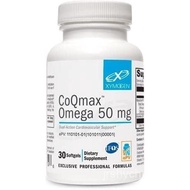 XYMOGEN CoQmax Omega 50 mg - CoQ10 + Fish Oil Omega 3 Supplement - Dual-Action Heart Health Support 