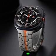 24mm Strap Stainless Steel Suitable for Samsung watch7Ultra 47mm Metal Solid Integrated Steel Strap 