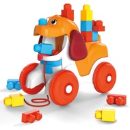Mega Bloks Pull-Along Puppy บล็อกตัวต่อ รถลากจูงลูกสุนัข ของเล่นเสริมพัฒนาการ ของแท้