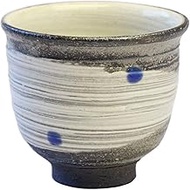 Shigaraki Ware W913-13 Ceramic, Width 3.5 x Depth 3.5 x Height 3.1 inches (9 x 9 x 8 cm), Milky Way 