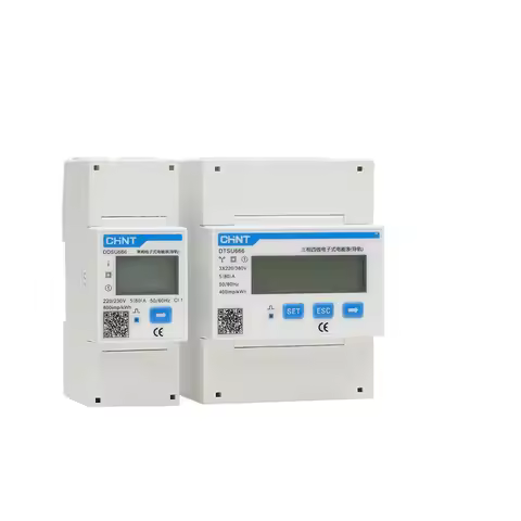 CHNT CHINT DDSU666 DDSU666-H DTSU666 Single Phase DIN-Rail Meter 5(80)A 1.5(6)A (RS485) Power Invert