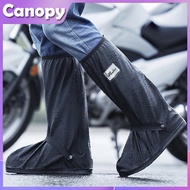 Rain Shoe Cover Waterproof Rubber Motorcycle Bike Reflective Boot Shoe Footwear Rainproof Kasut Hujan Getah