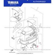 YAMAHA OUTBOARD 6H3-42649-00 HOLDER, CLAMP BAND 2 STROKE E60H -YAMAHA MARINE