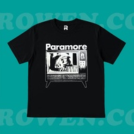 ROWEN.CO | PARAMORE THE NEWS T-SHIRT | T-SHIRT OVERSIZE BLACK STYLE Y2K VINTAGE BOOTLEG GRUNGE SKENA