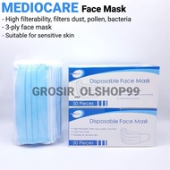 Masker Medis 3 Ply / Masker 3 Ply Disposable Mask 1 Box Isi 50 pcs