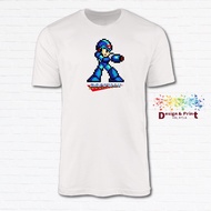 Rockman Mega Man Pixel Metroid Figure_Unisex T-Shirt Tshirt Baju 100% Cotton XS-XXL