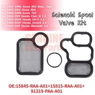 Solenoid Spool Valve Gasket VTEC Solenoid Gasket 15845-RAA-A01 15815-RAA-A01 91319-PAA-A01 for Honda