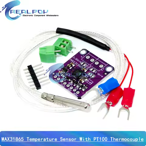 MAX31865 Temperature Sensor Module GY-MAX31865 RTD Digital Conversion Module Electronic DIY Board PT